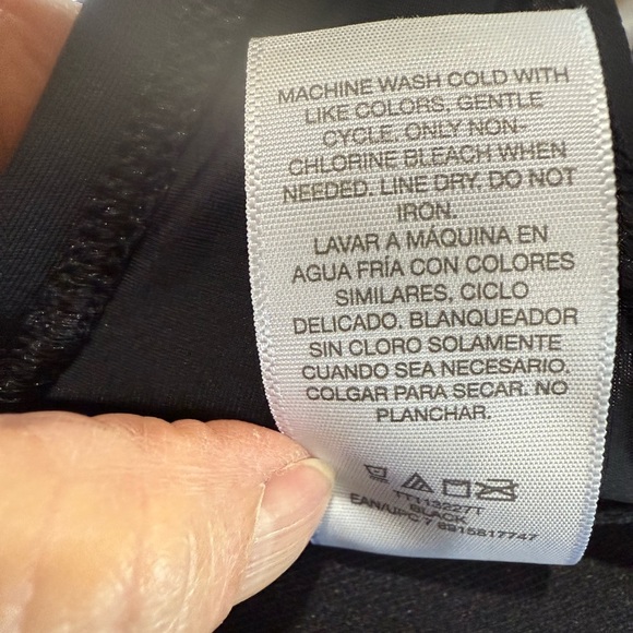 Time and Tru Black Halter Bikini with Keyhole Detail Bottoms detail on sides MED - Picture 9 of 9